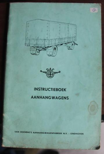 Daf aanhanger instructieboek 1961 beschikbaar voor biedingen