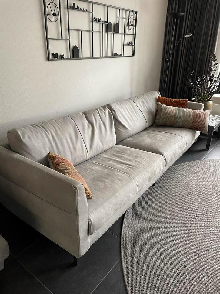 Bank met Hocker - All-in Service!, Huis en Inrichting, Banken | Bankstellen, Gebruikt, Rechte bank, Vierpersoons of meer, 200 tot 250 cm