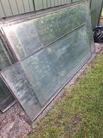 3x Glas platen dubbelglas 125x222cm en 3x 85x210, Ophalen, Zo goed als nieuw, Glasplaat, Dubbelglas