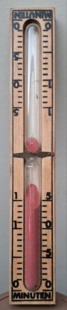 Sauna zandloper, Sieraden, Tassen en Uiterlijk, Uiterlijk | Cosmetica en Make-up, Zo goed als nieuw, Handen en Nagels, Zwart, Ophalen of Verzenden