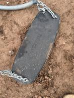 Schommelzitje met RVS kettingen, Kinderen en Baby's, Speelgoed | Buiten | Speeltoestellen, Ophalen, Gebruikt, Schommel, Aanbouwonderdeel