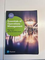 Essentials of Operations Management - Nigel Slack, Ophalen of Verzenden, Zo goed als nieuw, Management, Pearson