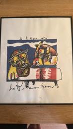 Herman Brood - Popserie / ingelijst 50 x 60 - 2 stuks, Ophalen, Overige onderwerpen, Herman Brood