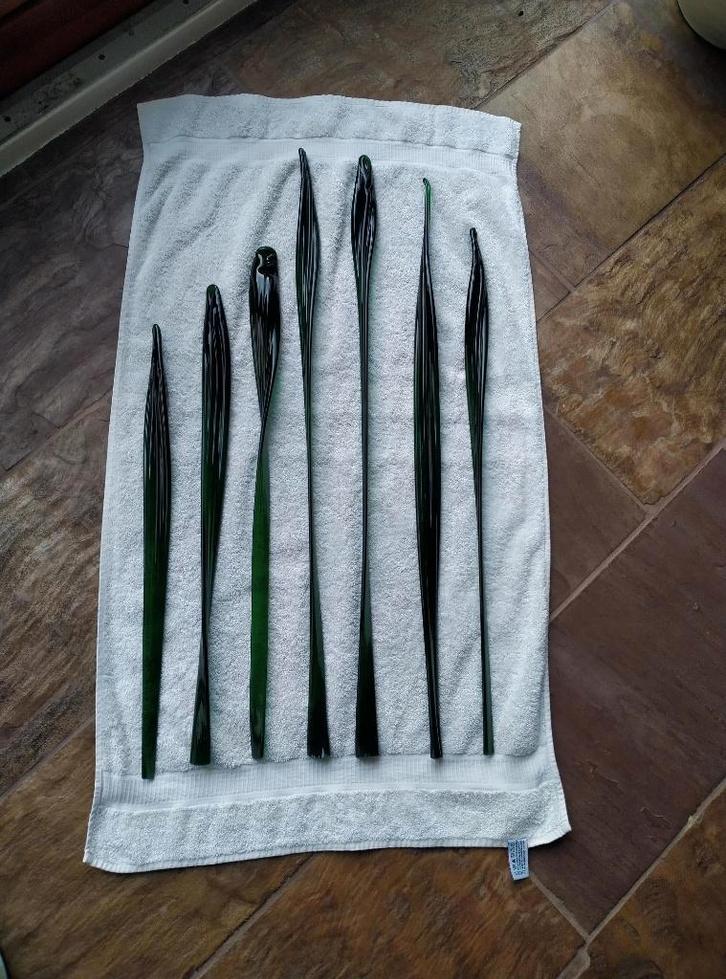 Glazen kunstobjecten (7 stuks), Antiek en Kunst, Kunst | Designobjecten, Ophalen