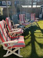 Grosfillex verstelbare tuinstoelen, Ophalen, Gebruikt, Kunststof, Verstelbaar