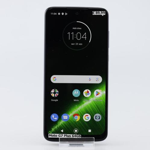 Motorola Moto G7 Plus 64GB Zwart, Telecommunicatie, Mobiele telefoons | Motorola, Zo goed als nieuw