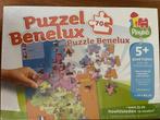 "Puzzel Benelux" in Koffer 'Jumbo Playlab' Nieuw, Ophalen of Verzenden, Meer dan 50 stukjes, Nieuw