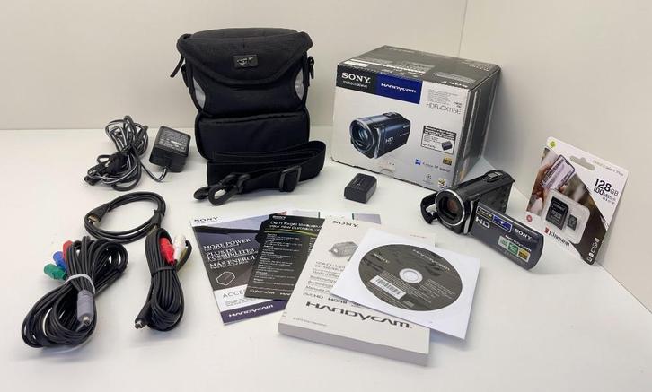 SONY HDR-CX115E Digitaal Full HD camcorder - zeer compleet, Audio, Tv en Foto, Videocamera's Digitaal, Zo goed als nieuw, Camera