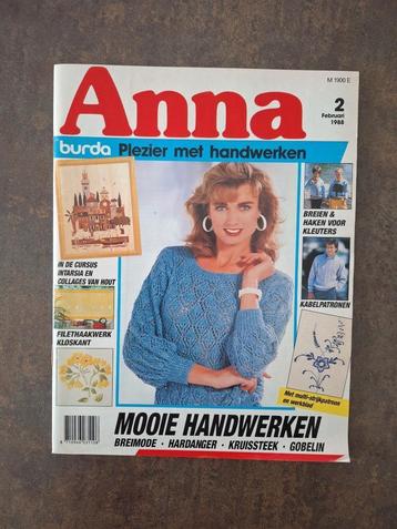 Anna Burda plezier met handwerken februari 1988 beschikbaar voor biedingen