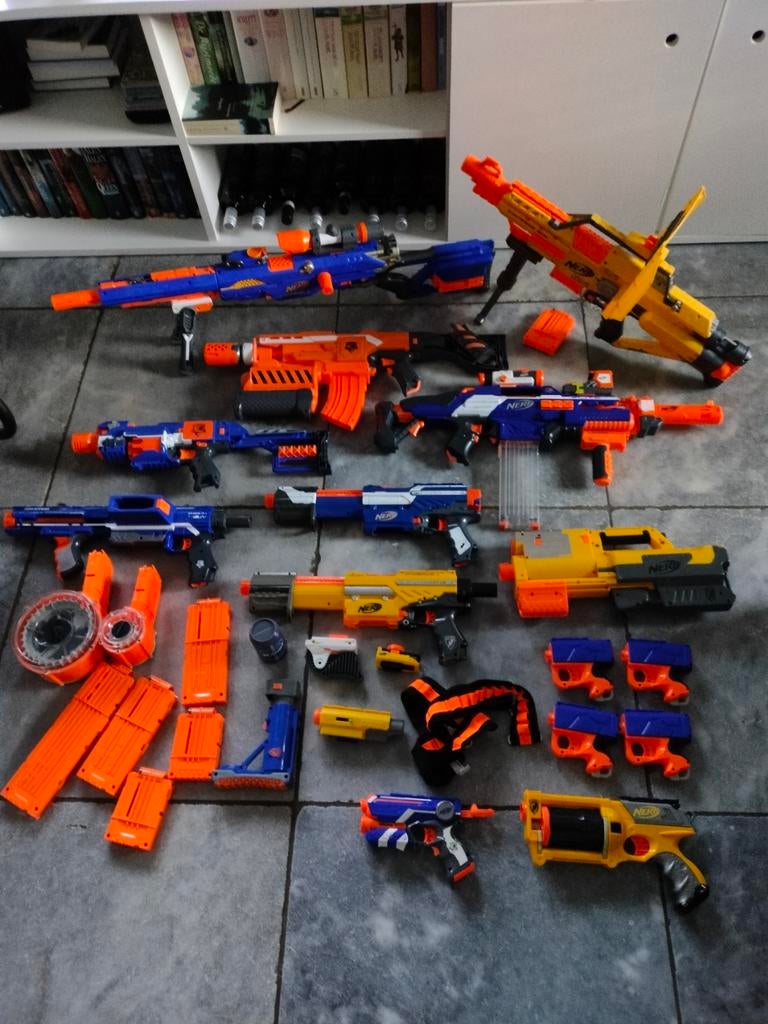 Nerf Collectie in Goede Staat, Ophalen, Zo goed als nieuw, Jongen of Meisje