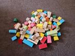 Houten blokken met opbergzak, Ophalen of Verzenden, Gebruikt