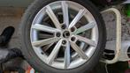 4x 17” Skoda Teron velgen 5x112 Michelin Alpin winterbanden, Ophalen, Gebruikt, Banden en Velgen, 17 inch
