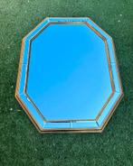Grote Deknudt spiegel goud verguld octagon trapezium, Ophalen, Zo goed als nieuw, Minder dan 100 cm, Overige vormen