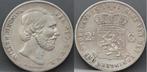 Rijksdaalder 1855 - 2 1/2 gulden 1855 Willem 3, Postzegels en Munten, Munten | Nederland, Koning Willem III, Verzenden, Zilver