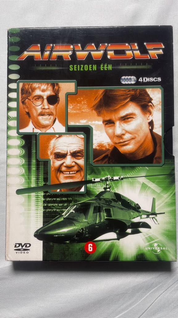 [DVD] Airwolf - 1984 - Seizoen 1 - Stringfellow Hawke - NLO, Cd's en Dvd's, Dvd's | Tv en Series, Zo goed als nieuw, Actie en Avontuur