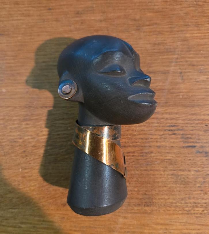 Jaap Ravelli buste hoofd afrikaan, Antiek en Kunst, Antiek | Keramiek en Aardewerk, Ophalen of Verzenden