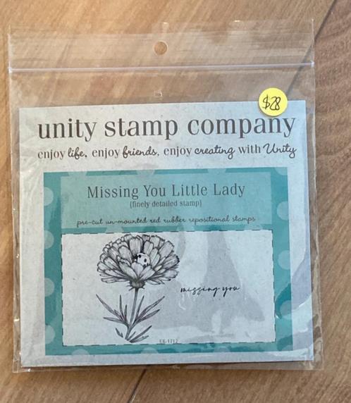 Unity stamps stempel set lieveheersbeestje zgan, Hobby en Vrije tijd, Stempelen, Zo goed als nieuw, EZ-mounted stempel, Ophalen of Verzenden