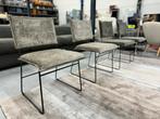 4 Nieuw Jess Design Norman eetkamerstoelen stof stoel, Huis en Inrichting, Stoelen, Overige kleuren, Nieuw, Ophalen of Verzenden