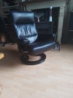 Zwarte Stressless fauteuil - zgan!, Huis en Inrichting, Fauteuils, Ophalen, Zo goed als nieuw, 75 tot 100 cm, Modern