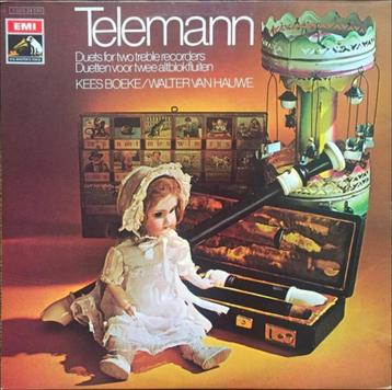 Telemann Kees Boeke Walter Van Hauwe Duets For Two Treble beschikbaar voor biedingen