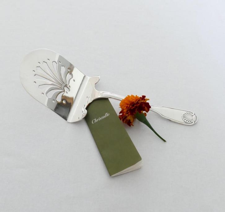 Christofle - Vendome - Verzilverde Aspergeschep, Antiek en Kunst, Antiek | Bestek, Ophalen of Verzenden