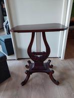 Harp Tafeltje - Bijzonder Design, Minder dan 55 cm, Gebruikt, Ophalen of Verzenden, Rechthoekig
