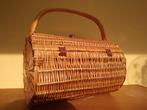 Vintage Rotan Picknick mand, Hobby en Vrije tijd, Picknickmanden, Ophalen of Verzenden, Gebruikt