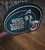 Retro Scooter Garage Lichtbak, Ophalen of Verzenden, Zo goed als nieuw