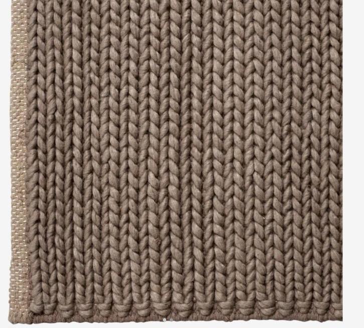 Bolia Braid bruin kleed 200x300 cm, Huis en Inrichting, Stoffering | Tapijten en Kleden, Nieuw, 150 tot 200 cm, 200 cm of meer