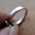 zilveren ring bloem [1044], Verzenden, Zo goed als nieuw, 17 tot 18, Dame