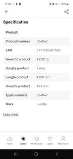 lundia laminaat mild gustav, Doe-het-zelf en Verbouw, Vloerdelen en Plavuizen, Ophalen, 50 tot 150 cm, Nieuw, 10 m² of meer