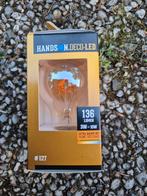 Vijf nieuwe led lampen grote fitting 136 lumen, Ophalen of Verzenden, Nieuw, E27 (groot)