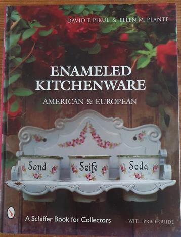 Uniek Brocante Interieur boek over Emaille. Collectors item. beschikbaar voor biedingen