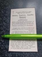 Bidprentje Baarle Nassau Adrianus Remeysen 1897 1953, Verzamelen, Ophalen, Bidprentje