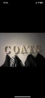 Riviera Maison houten letter kapstok COATS, Ophalen of Verzenden, Hout, Wandkapstok, Minder dan 100 cm