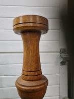 zuil /kandelaar van massief hout zwaar, Ophalen of Verzenden