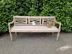 Teak Tuinbank | Stationsbank 180 cm nu 199‼️, Ophalen, Zo goed als nieuw, Teakhout