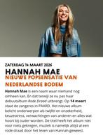 Concert Hannah Mea, Tickets en Kaartjes, Twee personen, Maart