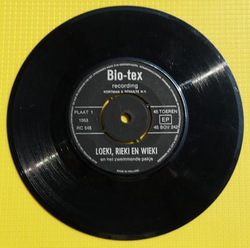 biotex - loeki , rieki en wieki, Cd's en Dvd's, Vinyl Singles, Single, Nederlandstalig, 7 inch, Ophalen of Verzenden