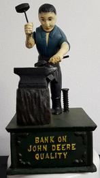 John Deere mechanische spaarpot verzamel kado cadeau tip, Gebruiksvoorwerp, Zo goed als nieuw, Info@americansaleshop.nl, Maastricht