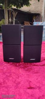 Bose dubbele cube luidsprekers 2x met kabels, Ophalen of Verzenden, Gebruikt, Front, Rear of Stereo speakers, Bose