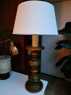 Italiaanse houten Firenze tafellamp, Antiek en Kunst, Antiek | Lampen, Ophalen of Verzenden