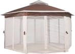 Paviljoen - 330 x 330 cm - pop up - Gratis solar lampenset, Ophalen, Partytent, Info@wwc-trading.com, Minder dan 4 meter