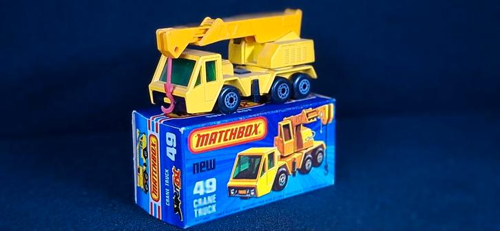 Matchbox Crane Truck No. 49. BIEDEN, Antiek en Kunst, Antiek | Speelgoed, Ophalen of Verzenden