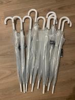 10 Transparante Paraplu's - Nieuw, Ophalen, Transparant, Nieuw, Wit
