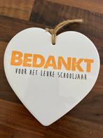 Hartje voor Juf/Meester - Bedankt!, Ophalen of Verzenden, Nieuw