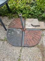 Zweefparasol voet en stenen GEZOCHT, Tuin en Terras, Parasols, Ophalen, Gebruikt, Zweefparasol