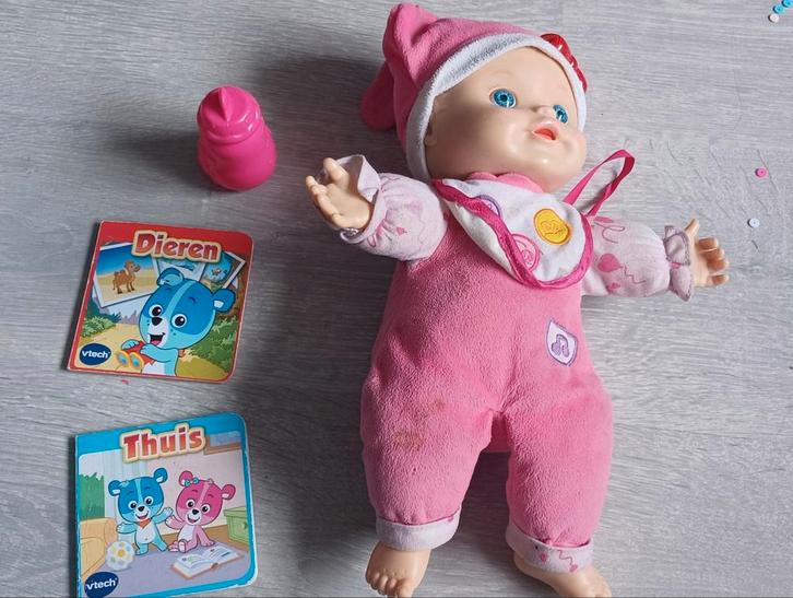 Vtech Little Love Praat met mij Baby
pop, Kinderen en Baby's, Speelgoed | Poppen, Gebruikt, Babypop, Ophalen of Verzenden