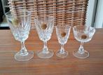 Eight Cristal d’ Arques Pompadour Lead Crystal Glasses,, Antiek en Kunst, Antiek | Glas en Kristal, Ophalen