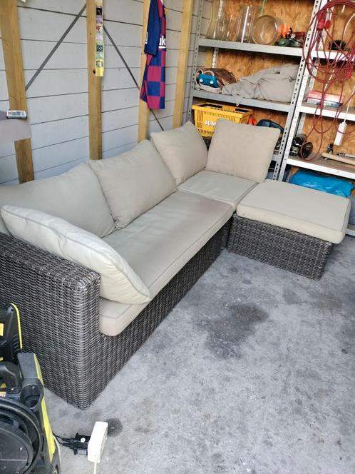 Lounge set wicker, Tuin en Terras, Tuinsets en Loungesets, Gebruikt, Wicker, Ophalen of Verzenden